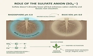 تاثیر کود سولفات پتاسیم بر pH خاک و جذب مواد غذایی